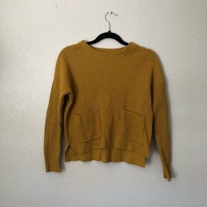 Mustard pocket sweater